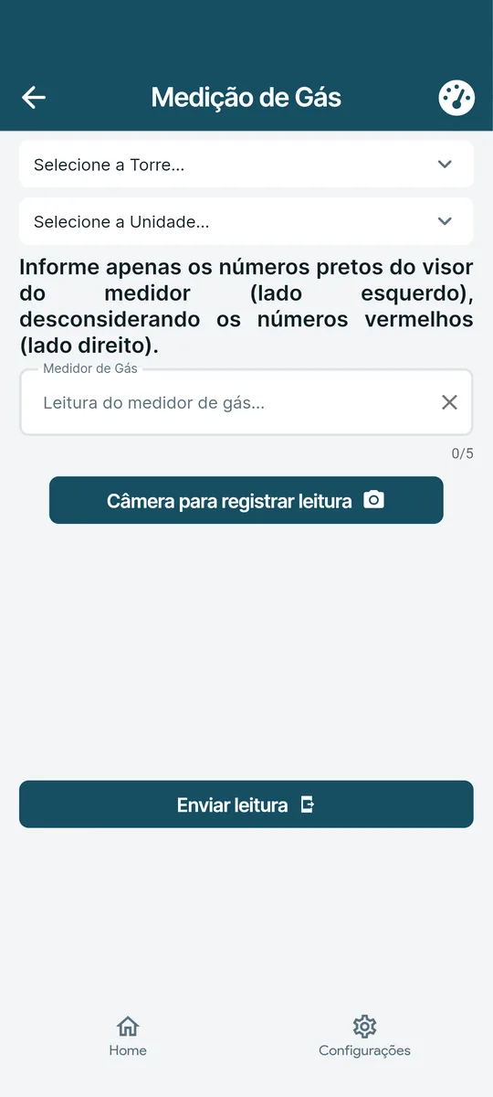 Medição de gás